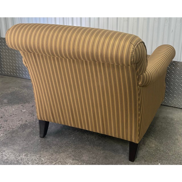 Textile Late 20th Century George Smith Style Upholstered Chairs - A Pair For Sale - Image 7 of 11