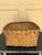 Brown Antique American Splint Oak Square Basket, Late 19th Century For Sale - Image 8 of 12