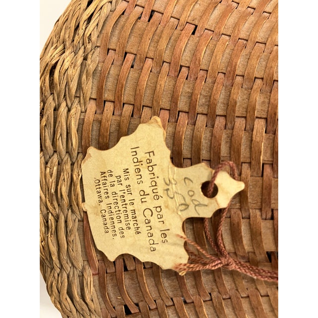 1920s Canadian Indian Basket For Sale - Image 9 of 9