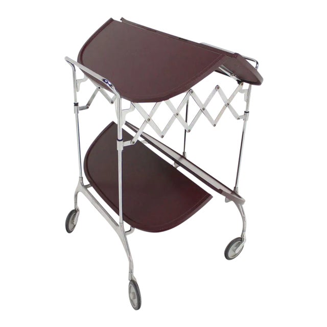 Mid-Century Modern Cartel Folding Serving Cart For Sale - Image 11 of 11