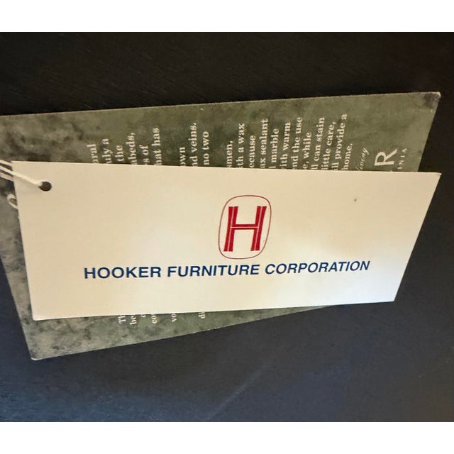 Early 21st Century Hooker Furniture Marble Top Console Table For Sale - Image 5 of 7