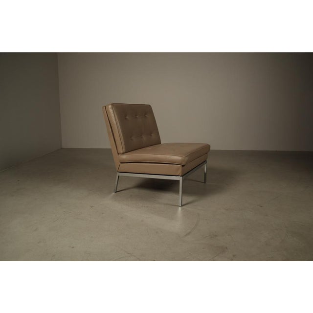 Animal Skin Lounge Chair by Florence Knoll Bassett for Knoll Inc. / Knoll International, 1960s For Sale - Image 7 of 16