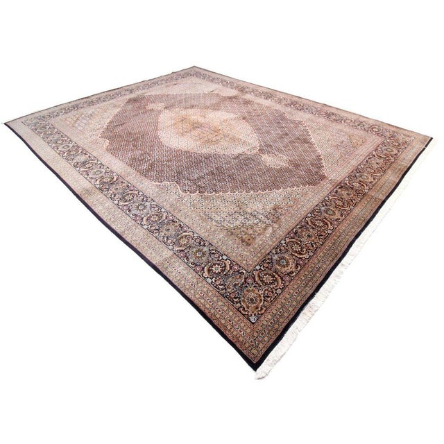 Middle Eastern Hand-Knotted Rug For Sale - Image 3 of 11