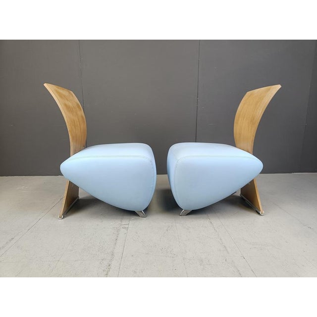 2000 - 2009 Bobo Lounge Chairs by Dietmar Scharping for Dauphin, 2000s, Set of 2 For Sale - Image 5 of 10
