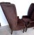 Pair Custom Mogul Los Angeles Espresso-Brown Velvet High-Back Wing Chairs For Sale - Image 11 of 16