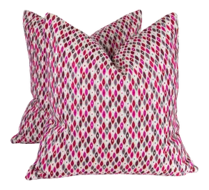 22" Custom Osborne and Little Charleston Down Pillows