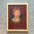 Boho Chic Vintage Boho Original Oil Portrait on Board For Sale - Image 3 of 6