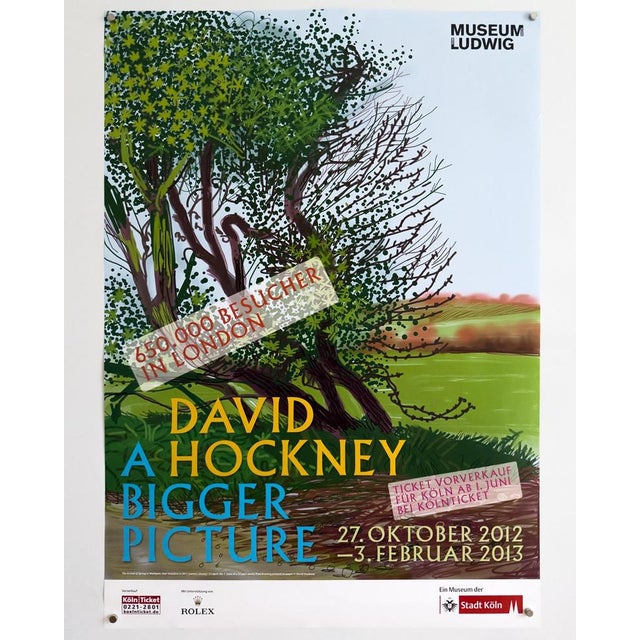 A Bigger Picture Exhibition Poster by David Hockney, 2012 For Sale - Image 3 of 9