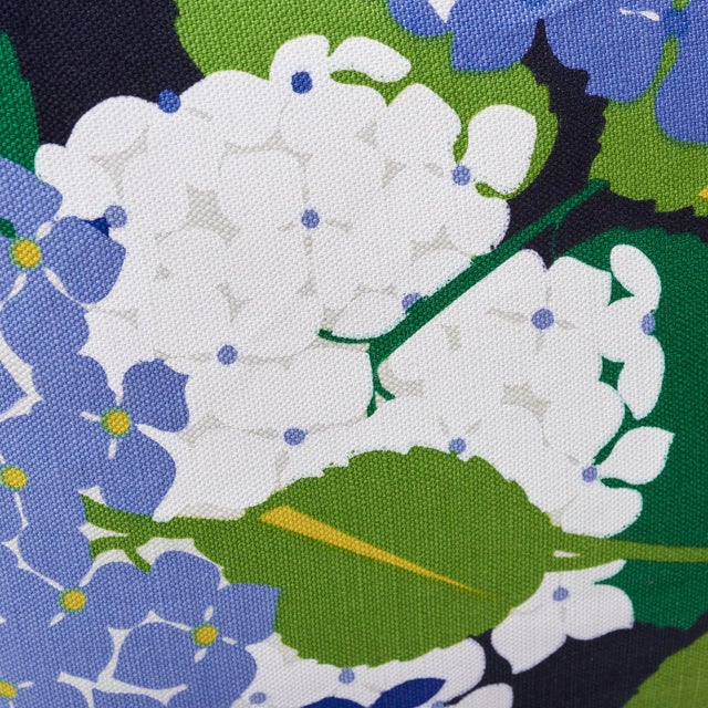 Schumacher Schumacher X Paul Poiret Hydrangea Pillow in Document For Sale - Image 4 of 5