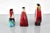 Hand-Glazed Polychrome Ceramic Vases-Sculptures by A. Minghetti, Italy, 1950s, Set of 3 For Sale - Image 10 of 18