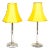 A Pair of Mid-Century Mercury Glass Table Lamps For Sale