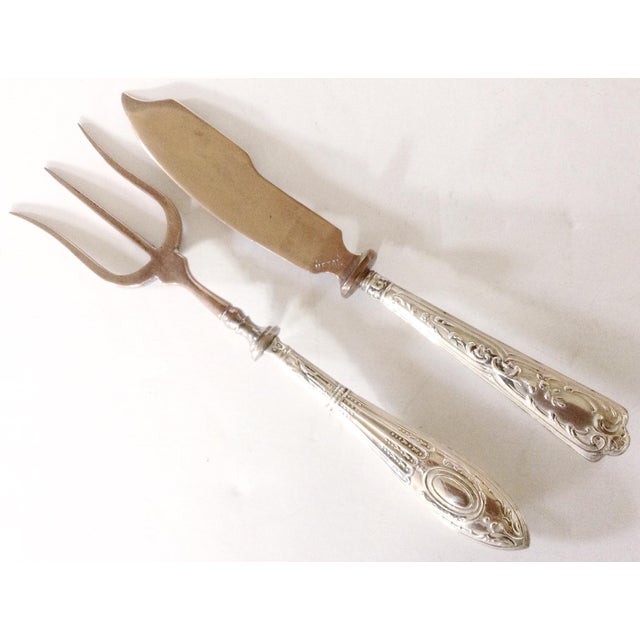 Cased Silver Fish Serving Fork & Knife A Pair Chairish