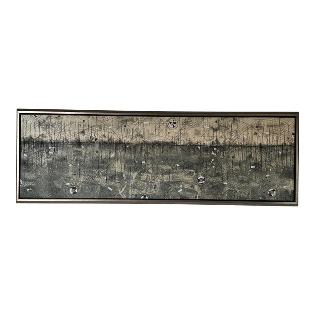 Erik Laffer American (1982 ) Abstract Oil on Canvas Painting/ Sold For Sale