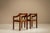 Wood Dining Chairs in Stained Ash and Green Leatherette, Italy, 1970s, Set of 6 For Sale - Image 7 of 13