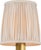 Traditional Visual Comfort Signature 5" Pleated Champagne Silk Shade For Sale - Image 3 of 3