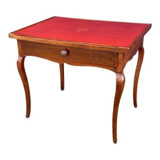 18th Century Louis XV Period Mahogany Cabaret Side Table For Sale