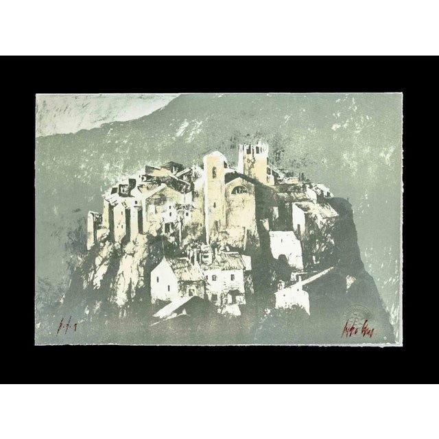 Color lithograph, on Magnani-Pescia paper. Paper size 22.5cmx33cm, work size 22.5cmx33cm. Excellent condition, no defects....