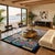 990s "Square" woolen rug, a masterclass in textile design by the iconic Ottavio Missoni. Made in Italy during a brilliant...