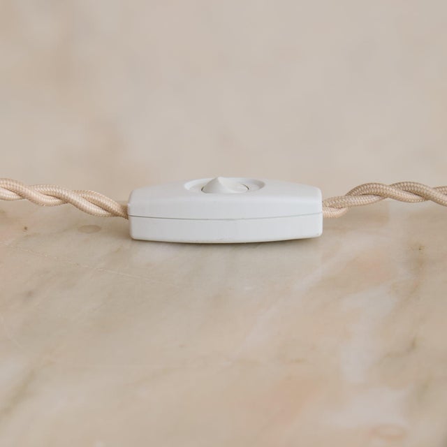 Mid-Century Modern French Limestone Table Lamp Attributed to Albert Tormos, 1970s For Sale - Image 3 of 11