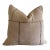 Custom Hand Made Wool Pillow With Stripes Includes Down Feather Insert For Sale