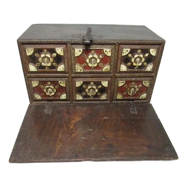 17th. Century Indo-Portuguese Vargueno For Sale