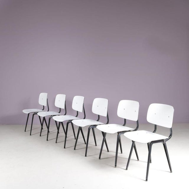 1950s Result chair designed by Friso Kramer for Ahrend-De Cirkel. An iconic example of Dutch industrial design, featuring...
