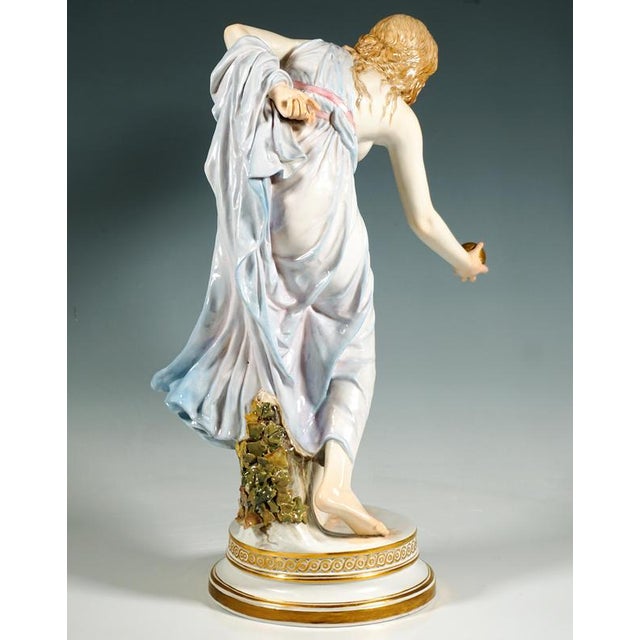 Art Nouveau Figurine by Walter Schott for Meissen, 1890s For Sale - Image 3 of 7