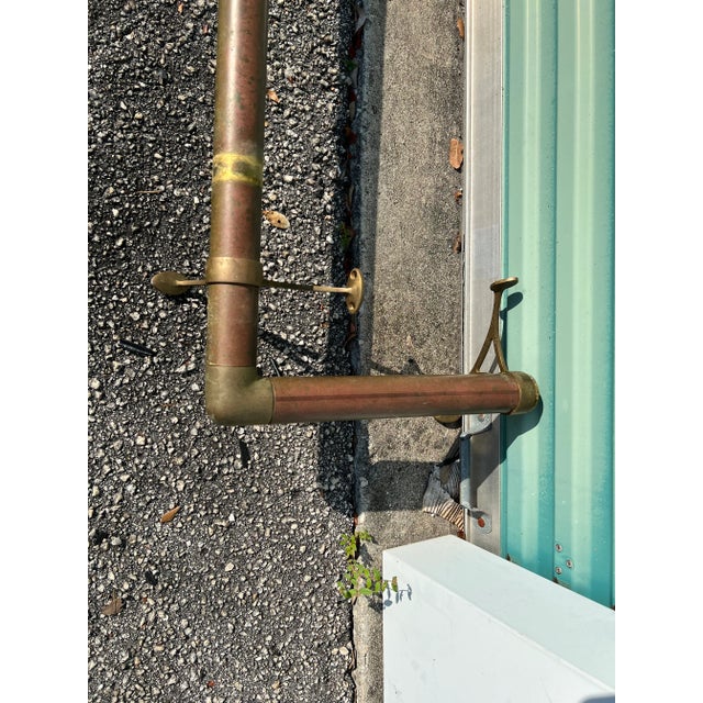 Vintage Brass Foot Rail For Sale In West Palm - Image 6 of 10