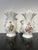 20th Century Porcelain Vases with Romantic Decoration, Set of 2 For Sale - Image 13 of 17