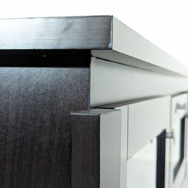 2000 - 2009 Two Cabinet Sideboard With Two Drawers For Sale - Image 5 of 7