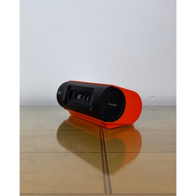 Vintage Digi-Glo #423 Orange Digital Clock from Sankyo, 1976 For Sale - Image 6 of 14