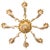 Chinoiserie Italian Carved Solid Wood Gold Gilt Monkey Chandelier - 1970's For Sale - Image 3 of 6