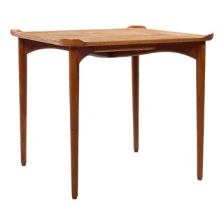Finn Juhl for Baker Mid Century Teak Game Table For Sale