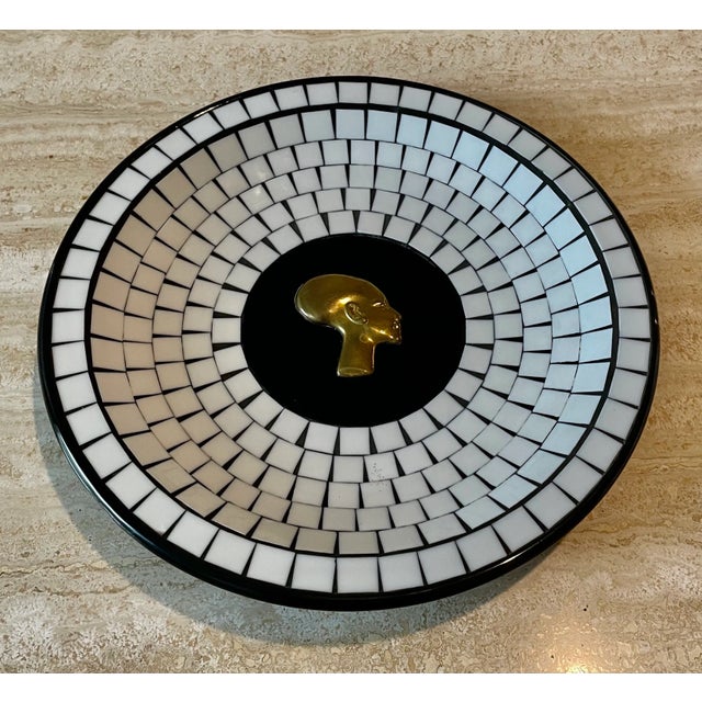 Mid 20th Century Mosaic Tile Decorative Plate For Sale - Image 5 of 10