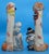 Ceramic Vintage Fitz and Floyd Pilgrims Progress Candlestick Holders - A Pair For Sale - Image 7 of 12