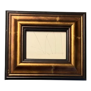 1980’s Vintage Robert Cooke Abstract Pen & Ink Drawing