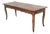 French Provincial Cherry Farmhouse Dining Table For Sale
