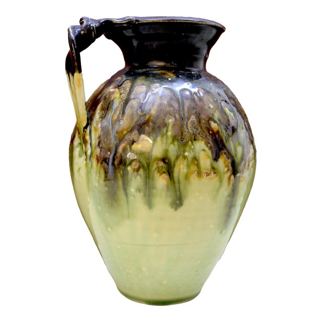 California Ceramic Artist Alex Long Organic Modern Mutli-Glaze Vessel 2012 For Sale