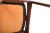 Danish Teak & Leather Cow Horn Chair by H.P. Hansen For Sale - Image 9 of 10