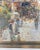 Late 20th Century Asian Impressionist Street Scene Painting For Sale - Image 10 of 13