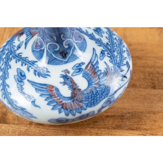 18th Century 18th Century Qianlong Period Porcelain Table Vase For Sale - Image 5 of 9