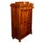 Brown Antique Austrian Flame Mahogany Inlaid Rosewood Biedermeier Secretary Chest 1820 For Sale - Image 8 of 17