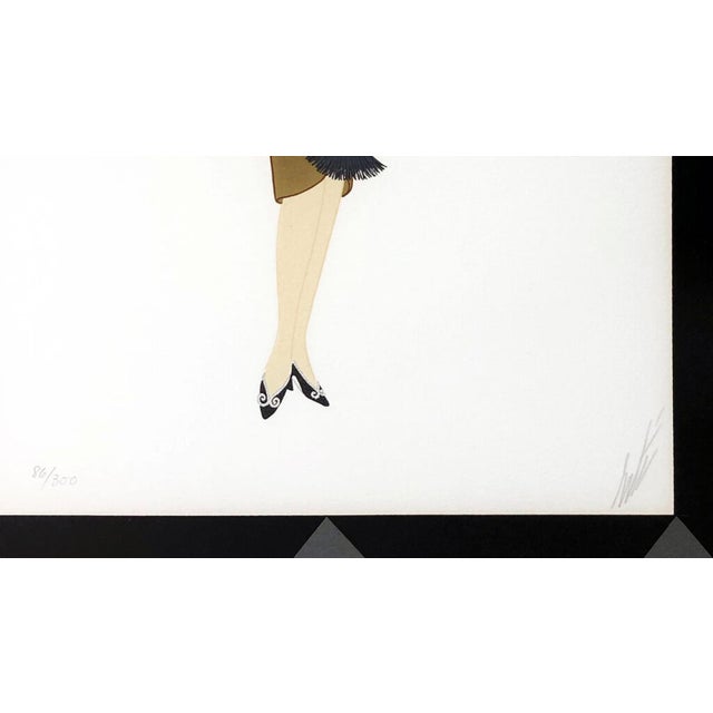 Serigraph in colors on paper. Hand signed and numbered on front by Erte. From the edition of 300. Artwork size 23.25 x...