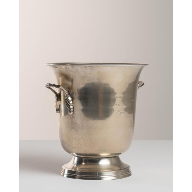 Silver Mid 20th Century France Silver Ice Bucket For Sale - Image 8 of 14