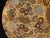 Metal Antique Mid 19th Century Gilt Hand-Painted Satsuma Earthenware Plate, Thousand Flowers For Sale - Image 7 of 13