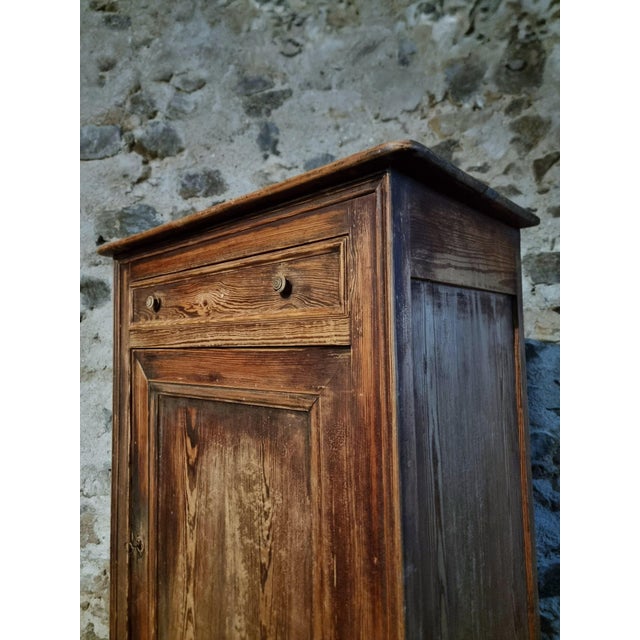 Antique Rustic French Pine Cabinet, 1800s For Sale - Image 14 of 16