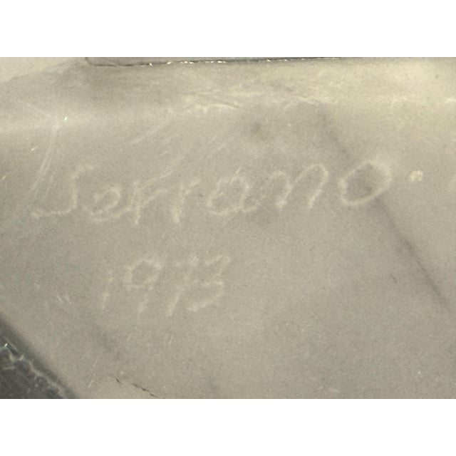 Stone Marble Sculpture from Alfonso Serrano, 1973 For Sale - Image 7 of 11
