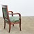 French 19th Century French Directoire Period Striped Velvet Fauteuil For Sale - Image 3 of 12