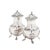 Silver Pair of Pear Shaped Salt & Pepper Shakers by the Barker Brothers, C. 1912 For Sale - Image 8 of 10