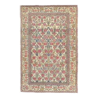 Antique Tehran Rug 4'7'' x 6'11'' For Sale
